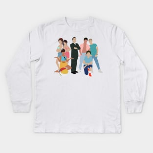 Saved by the Bell | Mr Belding too Kids Long Sleeve T-Shirt